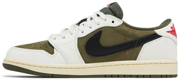 Travis Scott X Jordan 1 low Olive
