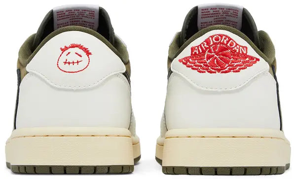 Travis Scott X Jordan 1 low Olive