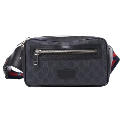 Sac à ceinture en toile GG Supreme - Monogramme noir