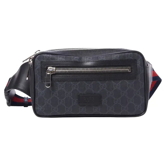 Sac à ceinture en toile GG Supreme - Monogramme noir